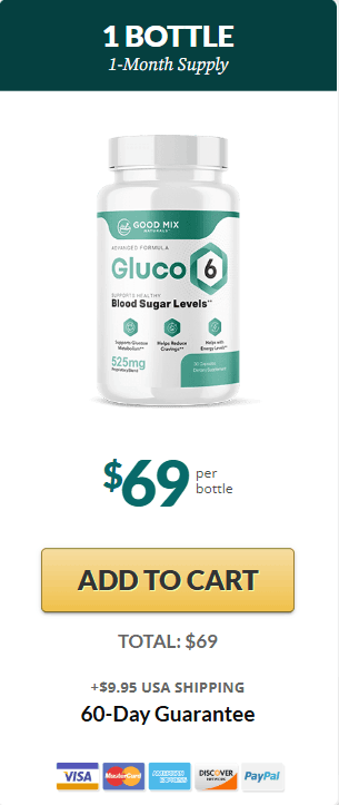 Gluco6™ 1 bottle